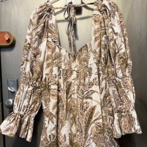 Pilcro Square-Neck Corduroy Babydoll Mini Dress - NWOT - Picture 16 of 16